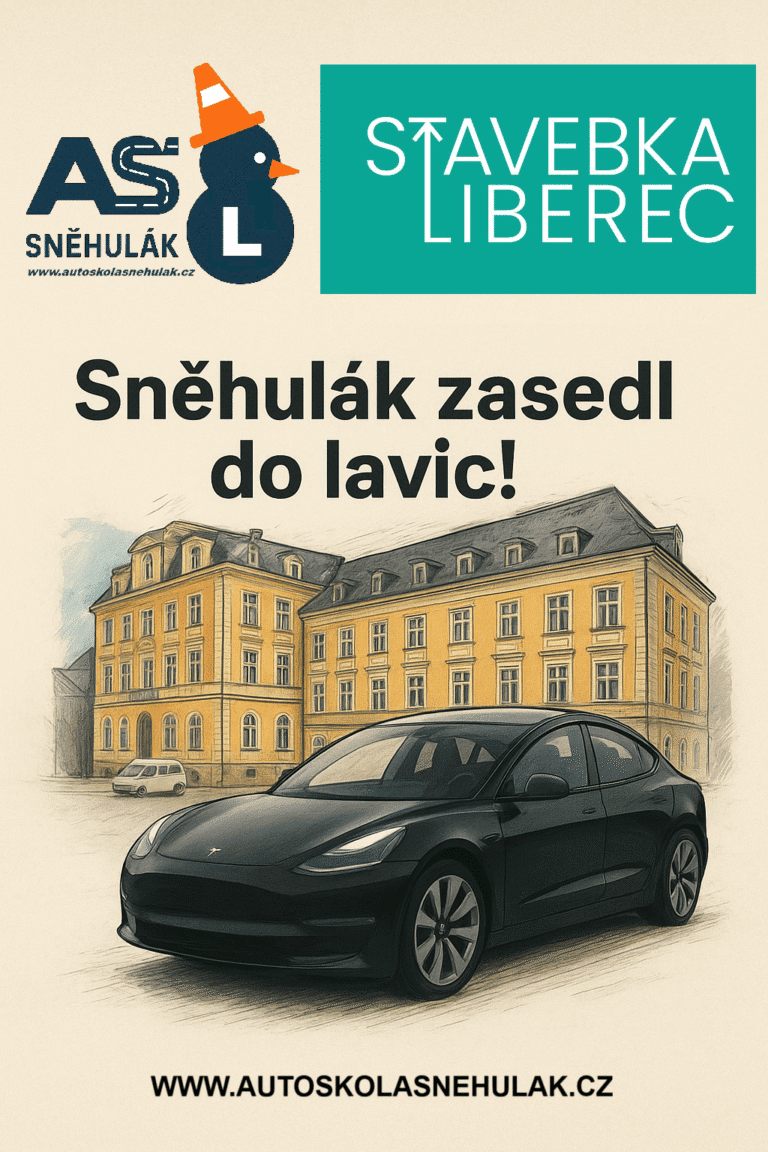 Tesla před budouvou SPŠ Stavební